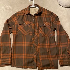 Mountain hardware mens button down plaid